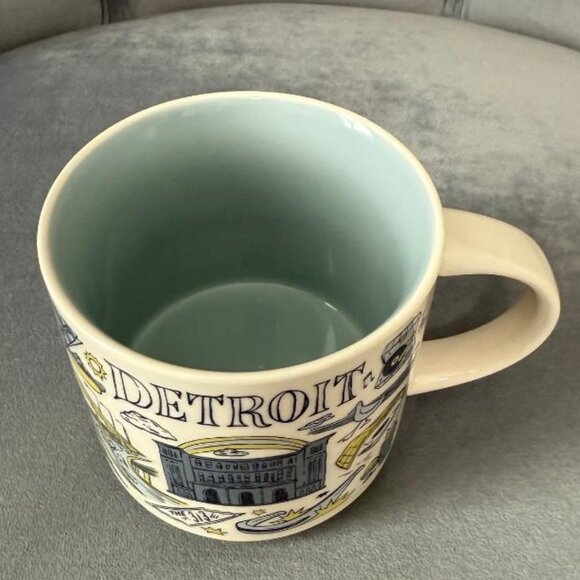 Starbucks DETROIT Been There Series Ceramic Coffee Mug, 14 Oz - Picture 5 of 6
